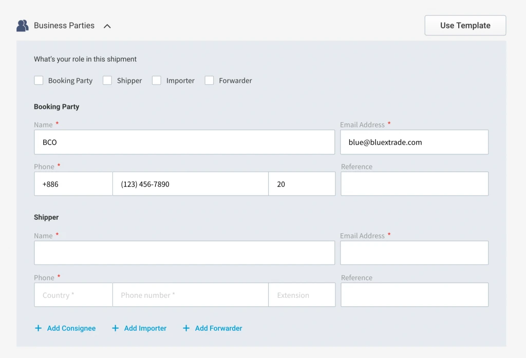 Step 3 for making a booking on GreenX